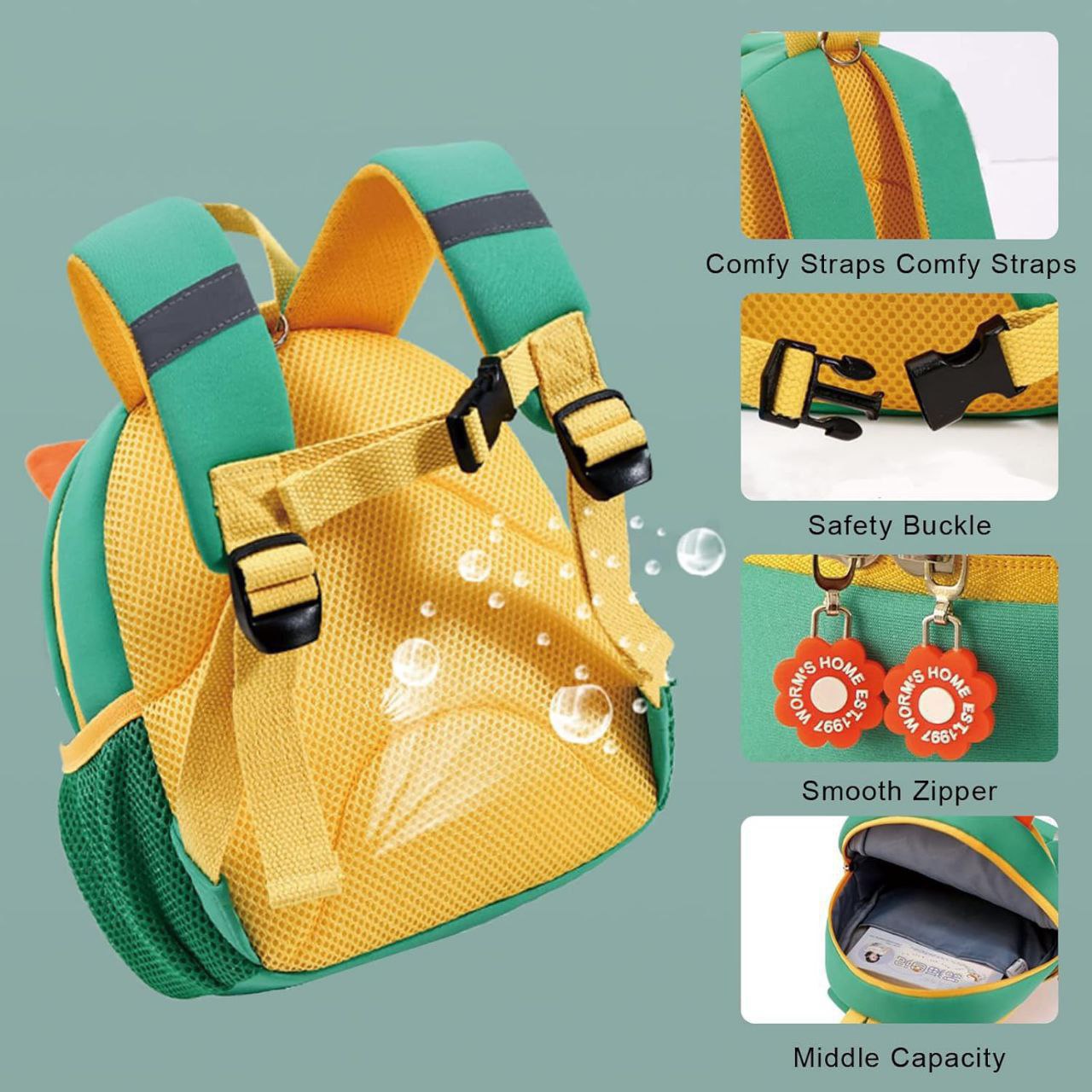 Sac à Dos Dino 3D – Idéal pour les enfants 1-6 ans